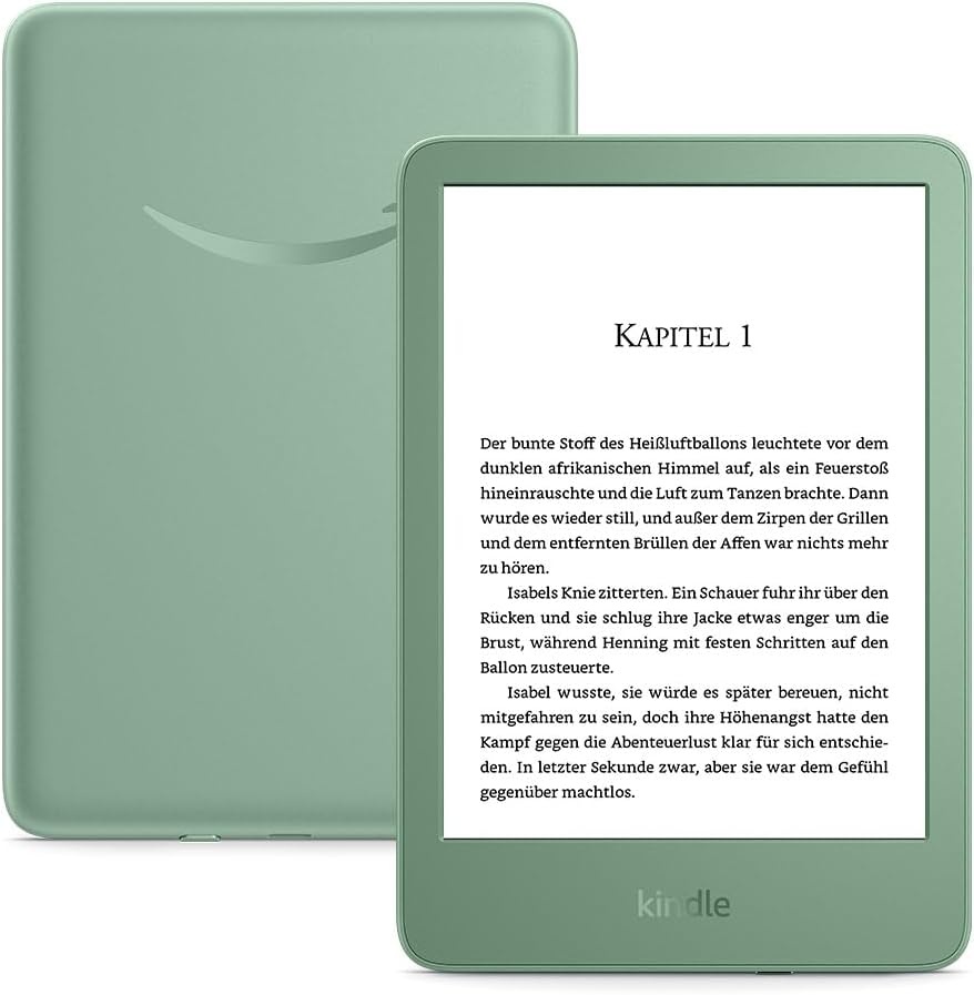 Amazon e-luger Kindle 6" 2024 (11th Gen) 16GB WiFi, roheline (non-sponsored)