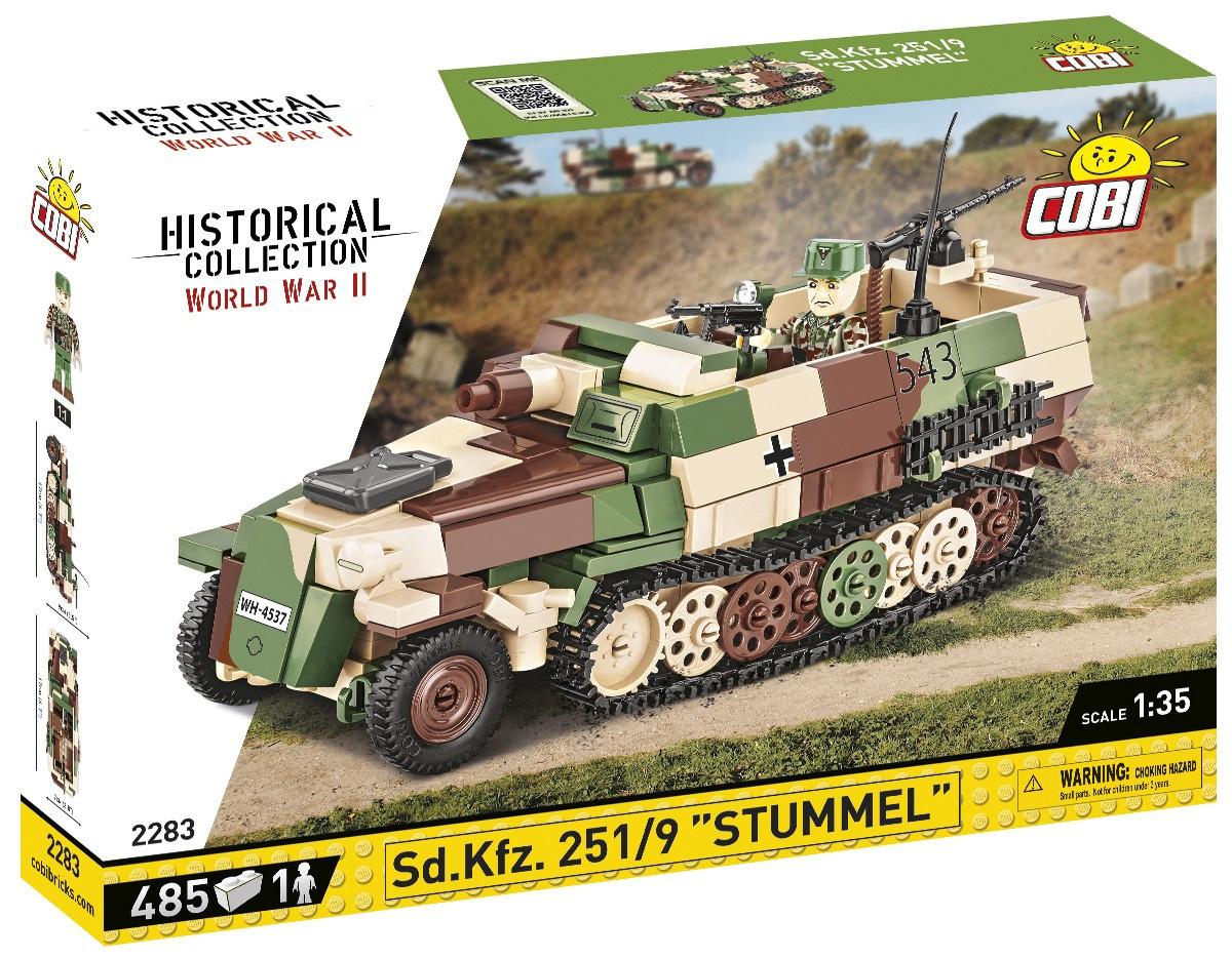 Cobi klotsid Sd.Kfz. 251/9 Stummel
