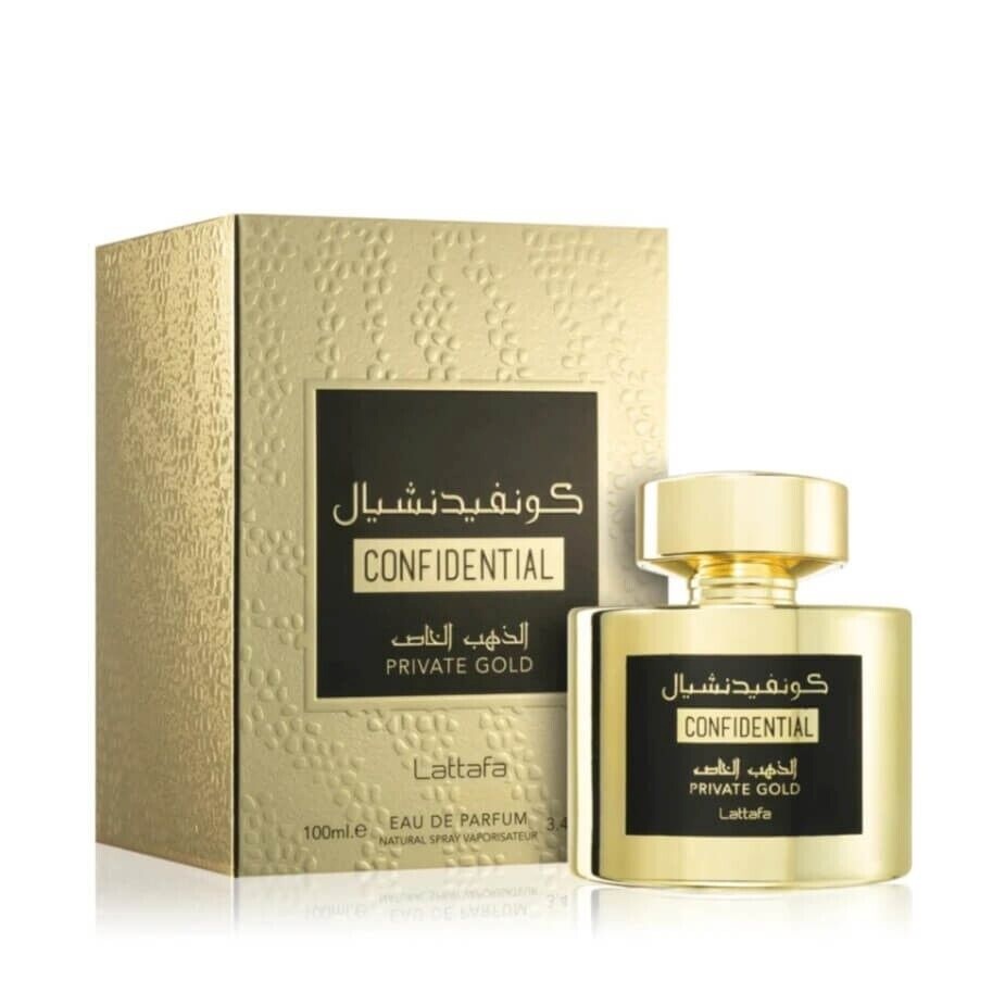 Lattafa parfüüm Confidential Private Gold 100ml, unisex