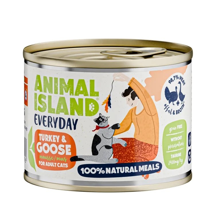 Animal Island kassitoit Everyday Turkey and Goose, 200g