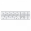 Apple klaviatuur Magic Keyboard with Touch ID and Numeric Keypad for Mac models with Apple silicon - US English - valge Keys