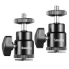 Smallrig kinnitustarvik Camera Hot Shoe Mount with Ballhead 1/4" Screw (2tk) (2059)