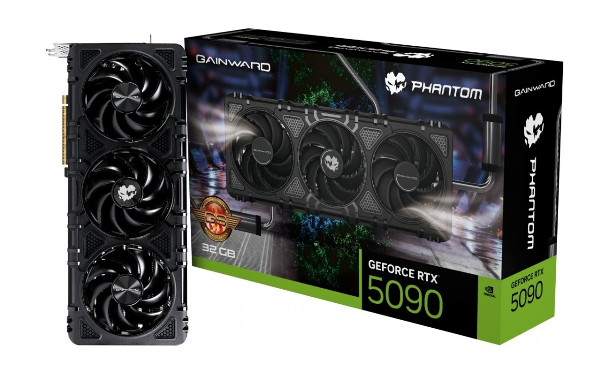 Gainward videokaart RTX5090 Phantom GS 32GB GDDR7 HDMI 3x DP