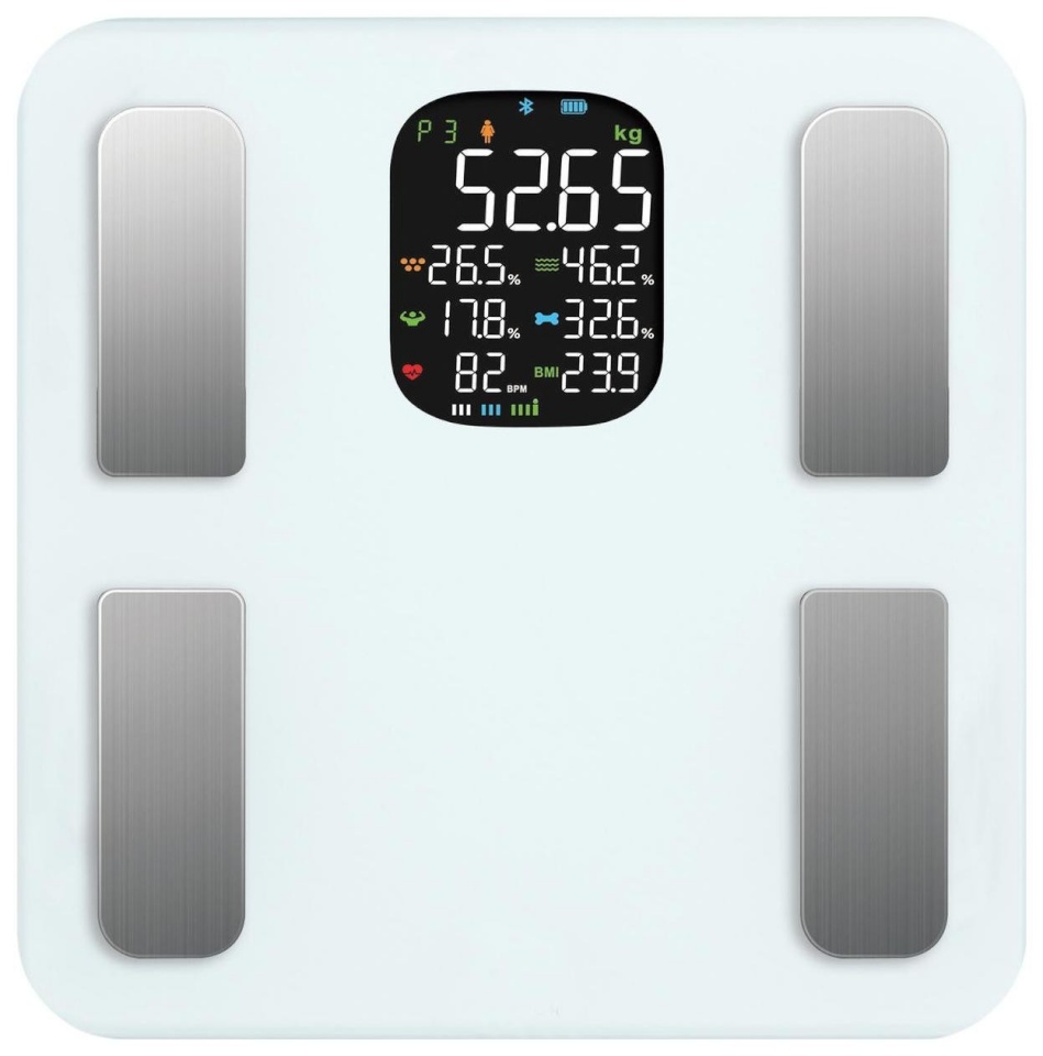 Oromed digitaalne vannitoakaal Oro-Bluetooth Smart Scale, valge