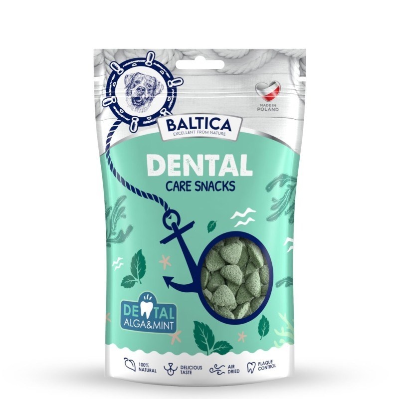 Baltica maius koerale Przysmaki Regionów Dental with Algae and Mint Green, 100g
