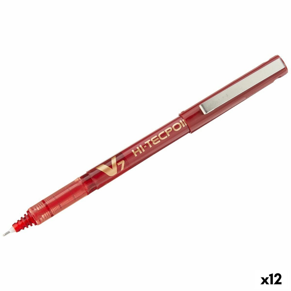 Pilot Vedela tindiga pliiats V7 Hi-Tecpoint punane 0,5 mm 12tk