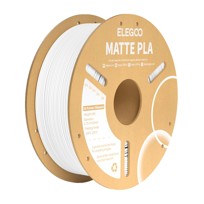 Elegoo Elegoo PLA Matte Filament (valge)