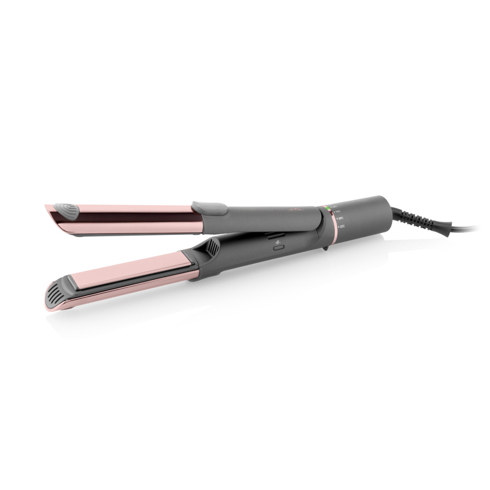 ETA juuksesirgendaja Hair Straightener and Curler | ETA132390000 Fenité Exclusive 2-in-1 | Ceramic heating system | Temperature (min) 140 °C | Temperature (max) 200 °C | Number of heating levels 5 | 1700W | hall/roosa