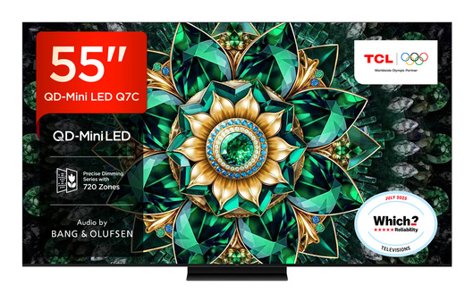 TCL televiisor 55 " 4K Ultra HD 3840 X 2160 Pixels flat 16:9 qd-mini Led 55q7c