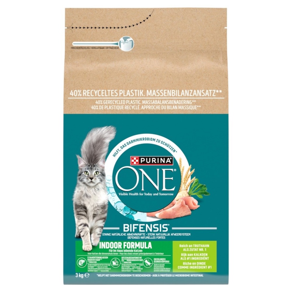 Purina Nestle kuivtoit kassile One Indoor Turkey, 3kg