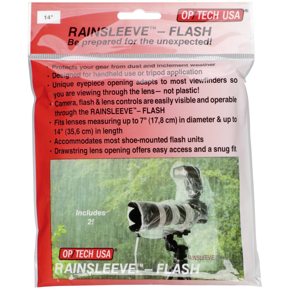OP Tech vihmakaitse 1x2 Rain-Sleeve Flash