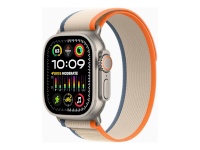 Apple Watch Ultra 2 GPS + Cellular, 49mm Titanium Case with oranž/beež Trail Loop - S/M Apple