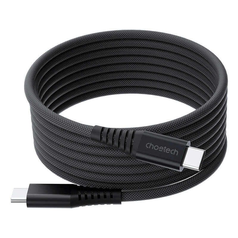 Choetech laadimiskaabel Choetech XCC-1051 USB-C -> USB-C magnetic , PD 240W 1.8m must