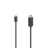 Hama kaabel USB-C - HDMI™, 4K, must, 3m