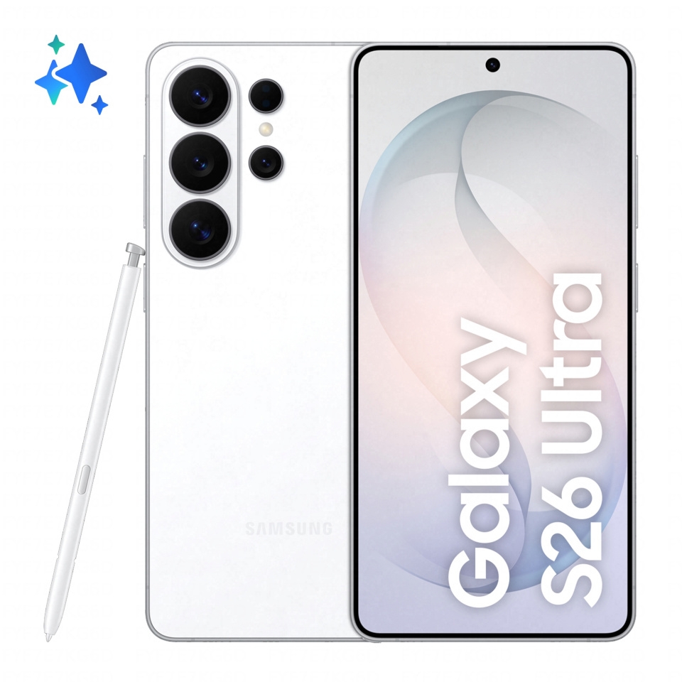 Samsung mobiiltelefon Galaxy S26 Ultra 17.5cm (6.9") Dual SIM Android 16.0 5G USB Type-C 16GB 1 TB 5000mAh valge
