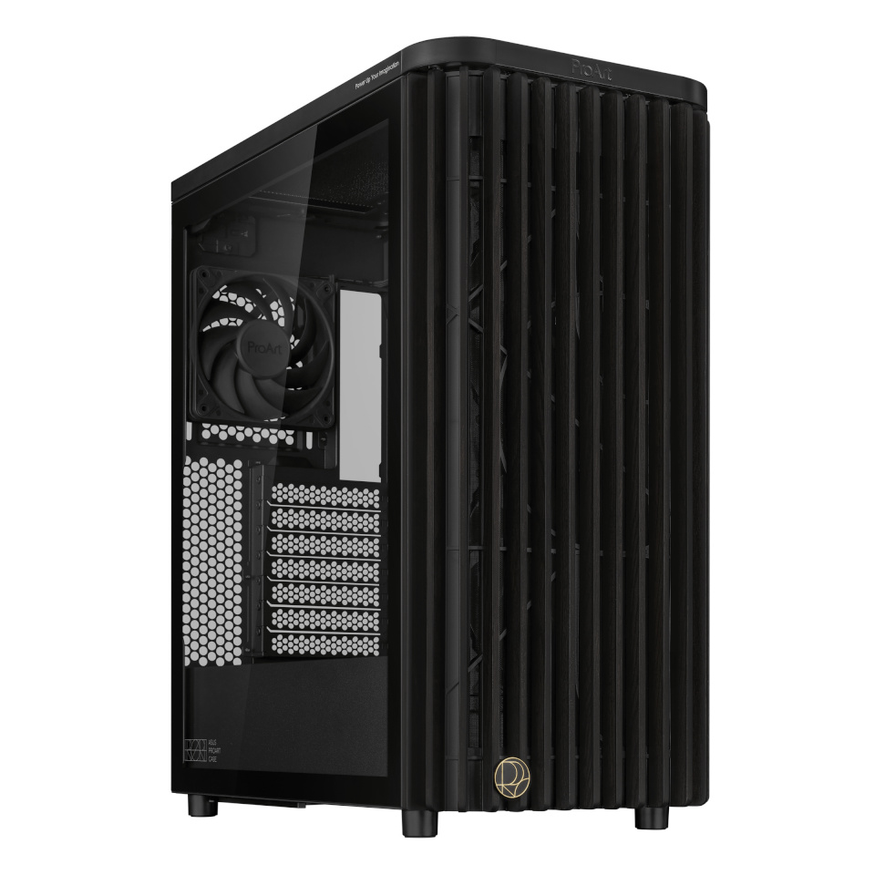 ASUS ProArt PA401 ATX-korpus küljeaknaga, must/puit
