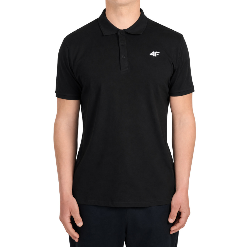 4F T-särk meestele Polo M0770 sügav must 4FWMM00TPTSM0770 20S suurus S