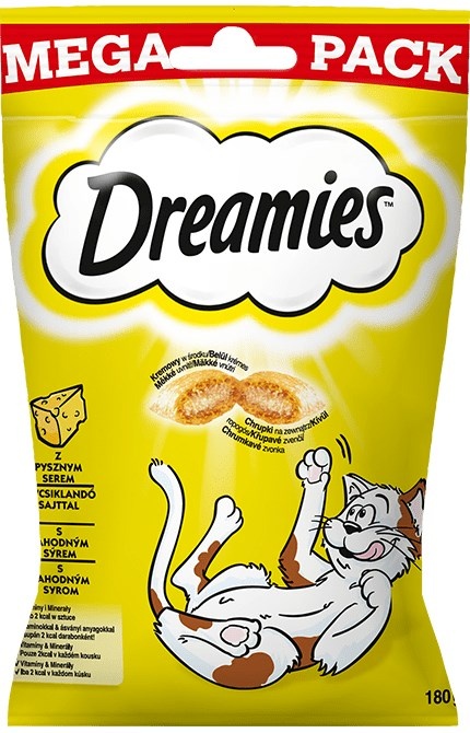 Dreamies kuivtoit kassile 4008429092039 dog / cat treat Snacks Cheese 180 g