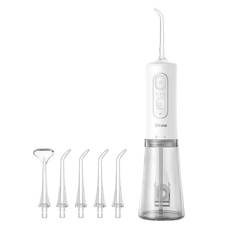 Bitvae hambavahede puhastaja Water Flosser with Nozzles set C2, valge