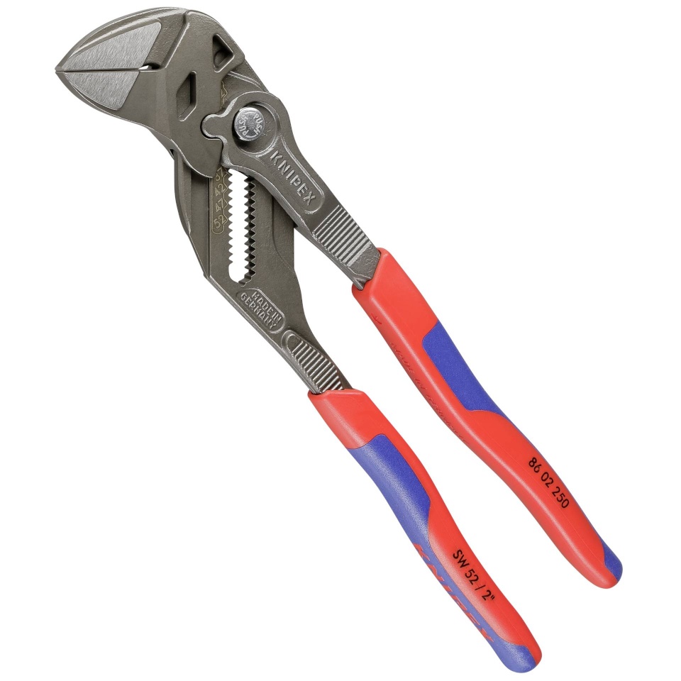 Knipex tangid 86 02 250 (punane/sinine, Länge 250m, 19-fach einstellbar)