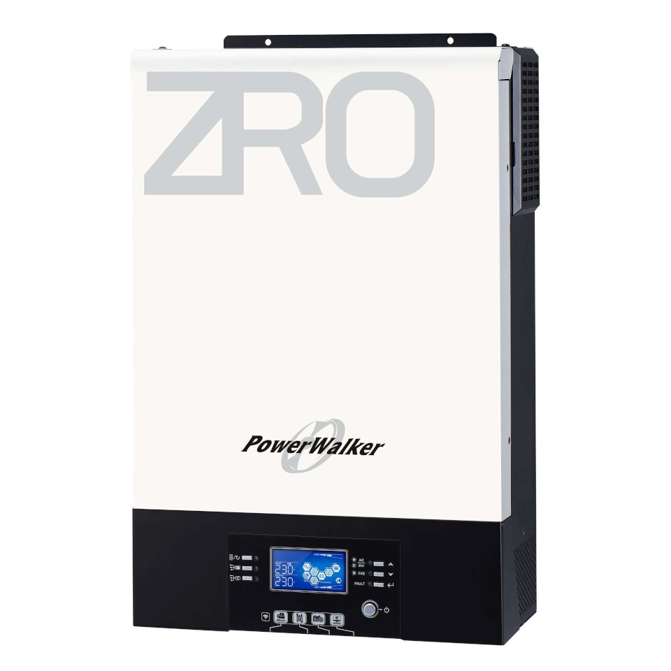 BlueWalker inverter PowerWalker Solar Inverter 5000 ZRO Off-Grid, valge/must