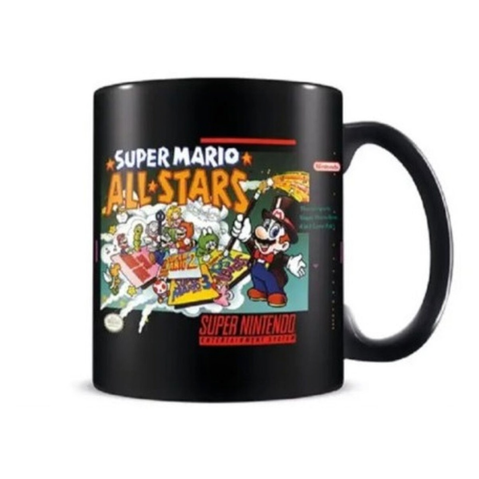 Super Mario suur tass All-Stars must 325ml