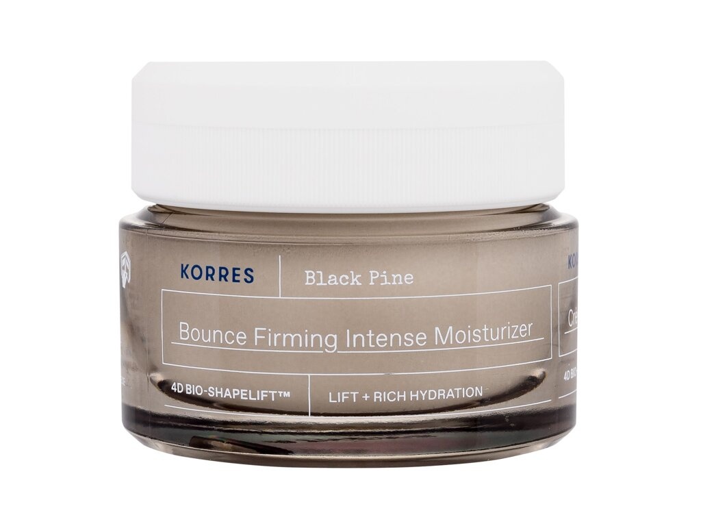 Korres näokreem Black Pine Bounce Firming Intense Moisturizer 40ml, naistele