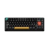 NuPhy mänguklaviatuur Halo75 V2 mehaaniline alus Obsidian Black Lemon-