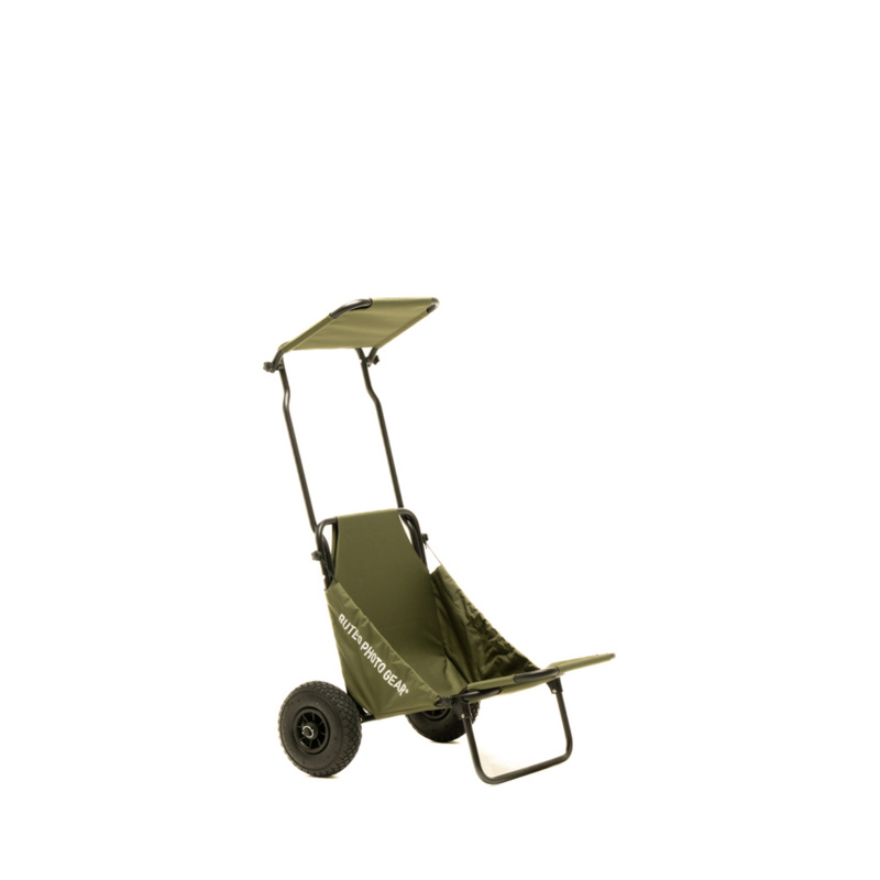 Buteo Photo Gear transportkäru Transport Trolley Forest Green with Sunroof, roheline