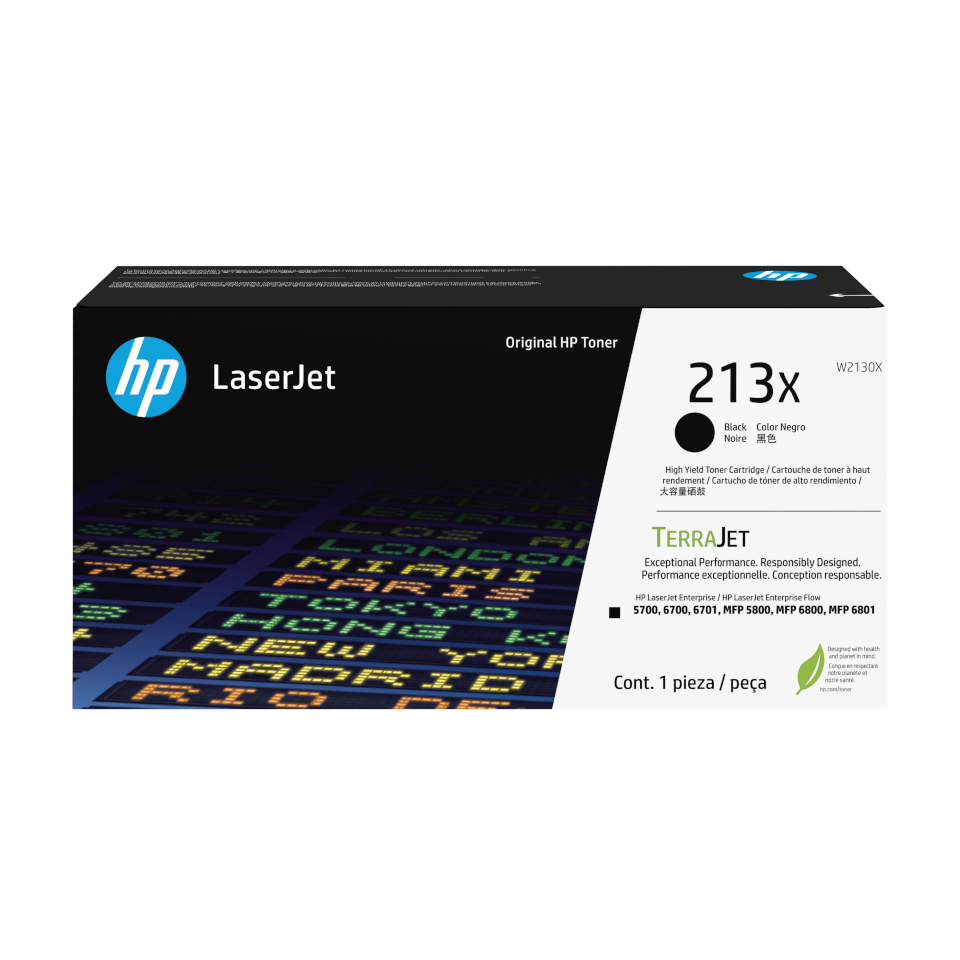 Hp tooner Cartridge No 213A HP213A 213A Black, must (W2130X)