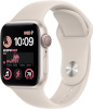 Apple Watch SE (2022) GPS + Cellular 40mm Starlight Aluminium Case with Starlight Sport Band - Regular