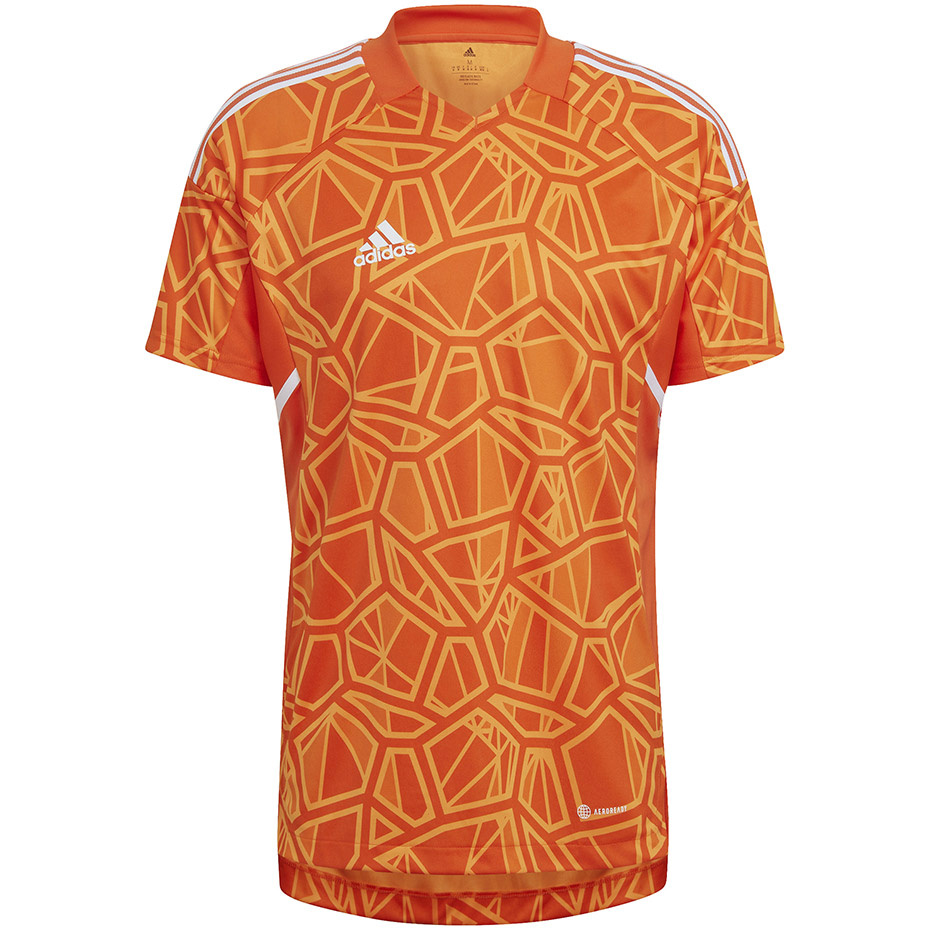Adidas Teamwear T-särk meestele Condivo 22 Goalkeeper Jersey Short Sleeve oranž HB1621 suurus XXL