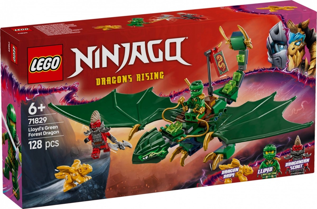 LEGO klotsid 71829 Ninjago Lloyds grüner Walddrache