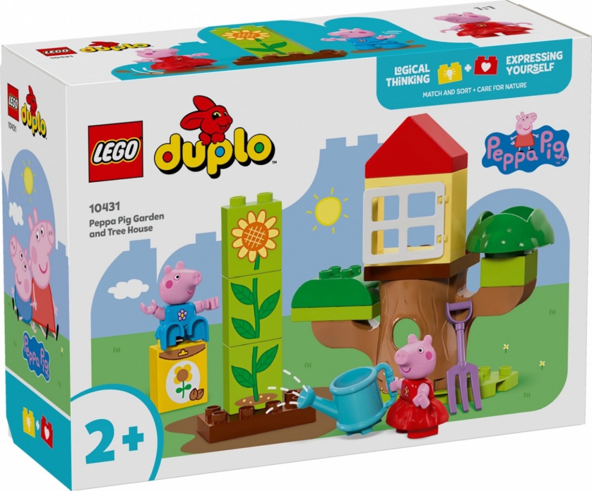 Lego klotsid Bricks DUPLO 10431 Peppa Pig Garden and Tree House