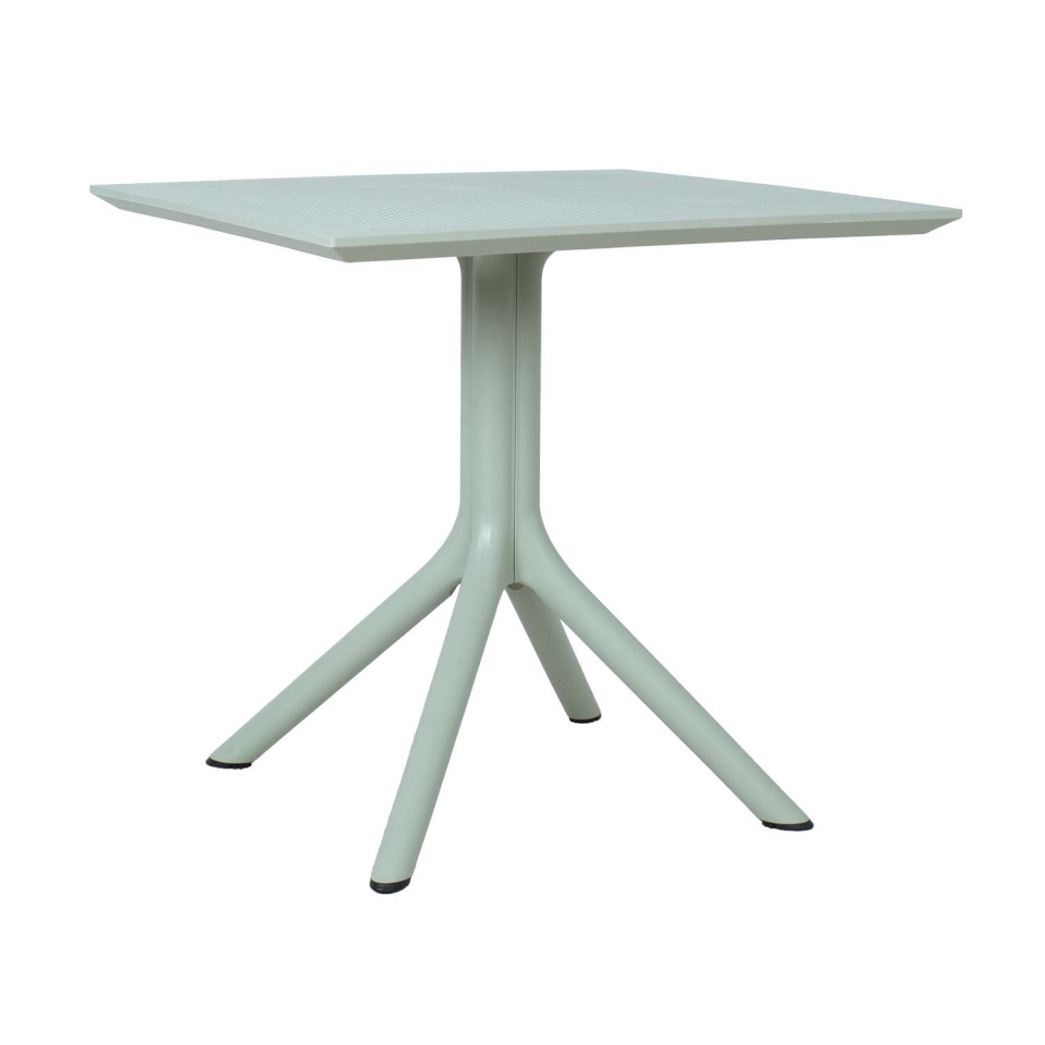 H4Y laud Mango, 80x80x75cm, rohekashall plastik