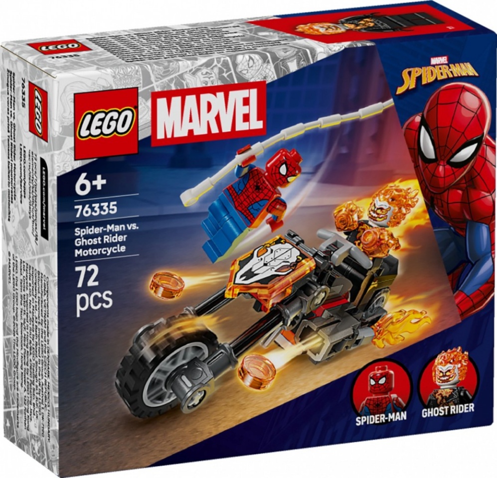 Lego klotsid Blocks Super Heroes 76335 Spider-Man vs. Ghost Rider Motorcycle