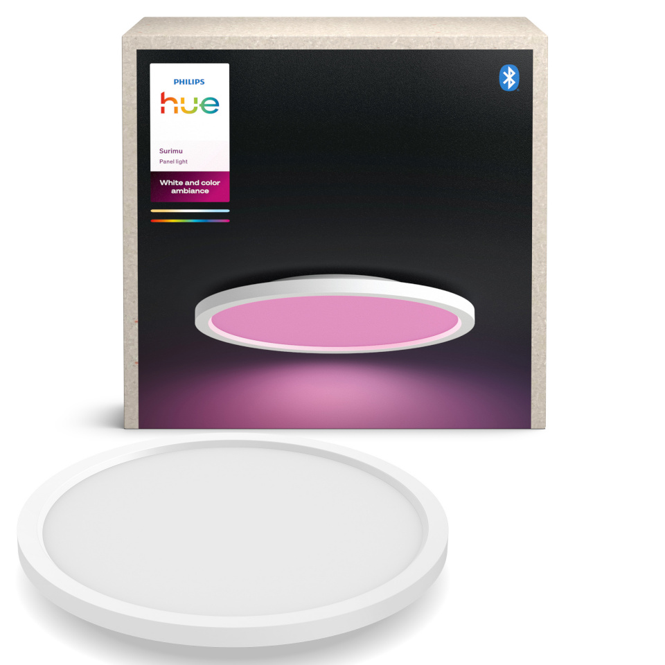 Philips Hue Surimu täisvärviline laevalgusti 40W, 2000-6500K, 2850 lm, ümmargune, valge