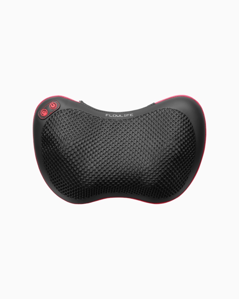 Florlife Flowpillow Heat soojendusega massaažipadi, must/punane