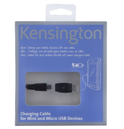 Kensington kaabel Charge & Sync Cable for Mini and Micro USB