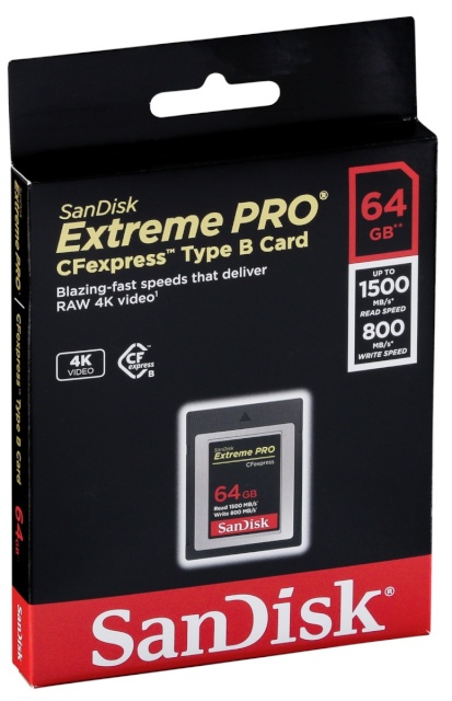 SanDisk mälukaart CFexpress Type 2 64GB Extreme Pro