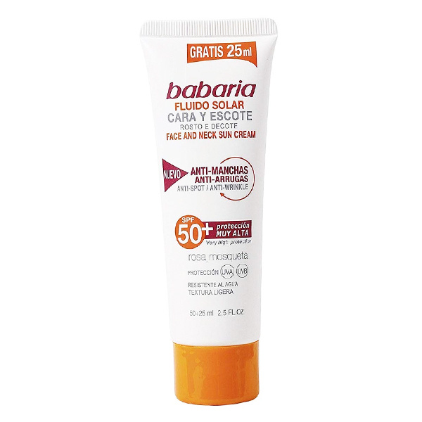 Babaria päevituskreem näole SOLAR ADN SENSITIVE Spf 50 (75ml) (Unisex) (75ml)