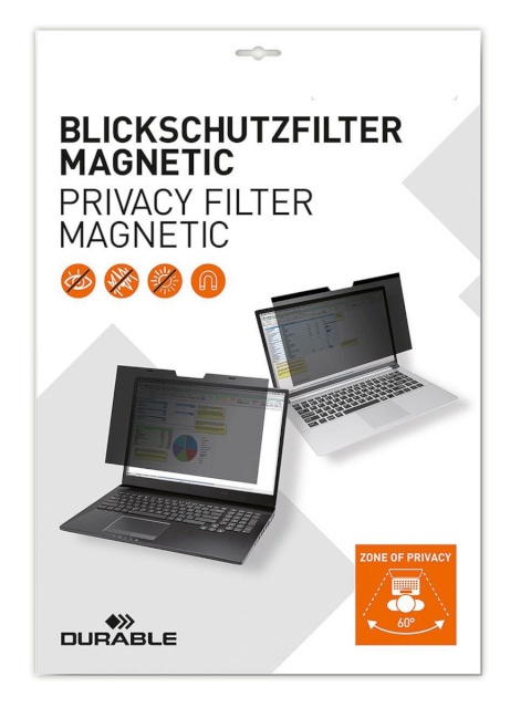 Durable kaitsekile DURABLE Privacy Filter 13,3 MAGNETIC anthracite 514357