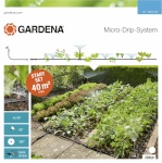 Gardena tilgutusvoolik 13015-20 Micro-Drip Starter Set for Planting Areas, 40m², must