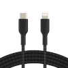 Belkin kaabel BOOST CHARGE Lightning to USB-C Braided 2m, must 