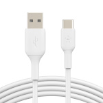 Belkin kaabel BOOST CHARGE USB-A to USB-C Braided 3m, valge