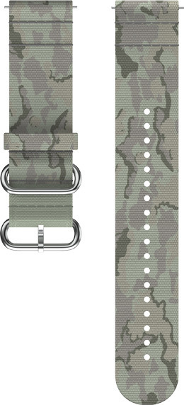 Polar pulsikella rihmade komplekt Woven Wristband 22mm (Polar Grit X/Grit X Pro/Vantage M/Vantage M2), kamuflaaž roheline - suurus M/L