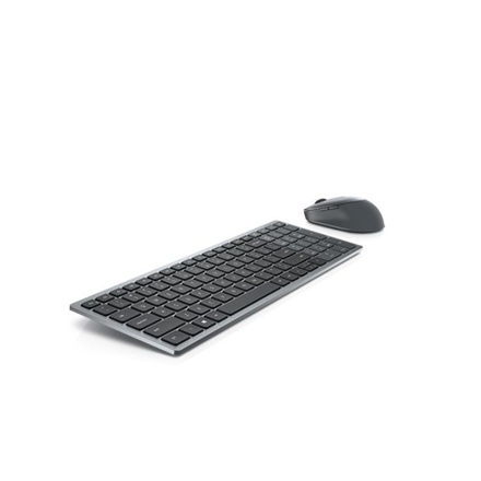 Dell klaviatuur Keyboard and Mouse KM7120W Wireless, 2.4 GHz, Bluetooth 5.0, Keyboard layout Nordic, Titan Gray