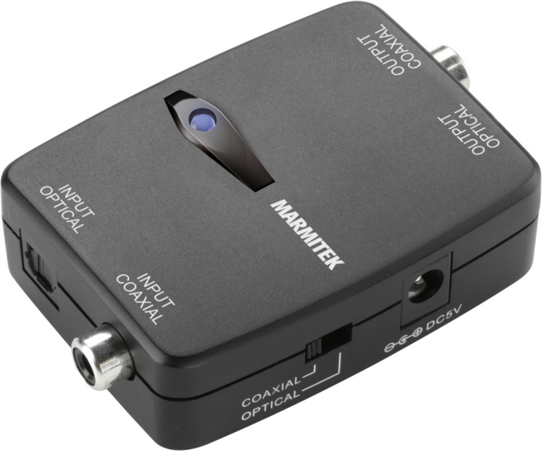Marmitek audiokaabel Marmitek Connect TC22 Audio converter Toslink coaxial