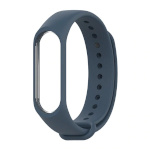 Randmerihm Silicone Watch Strap (Xiaomi Mi Band 3/4) tumesinine