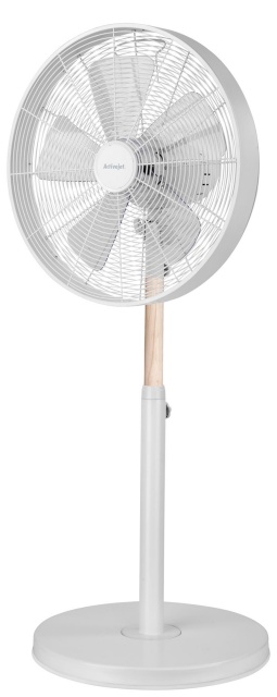 Activejet ventilaator WSS-130BD Metal Stand Fan, valge